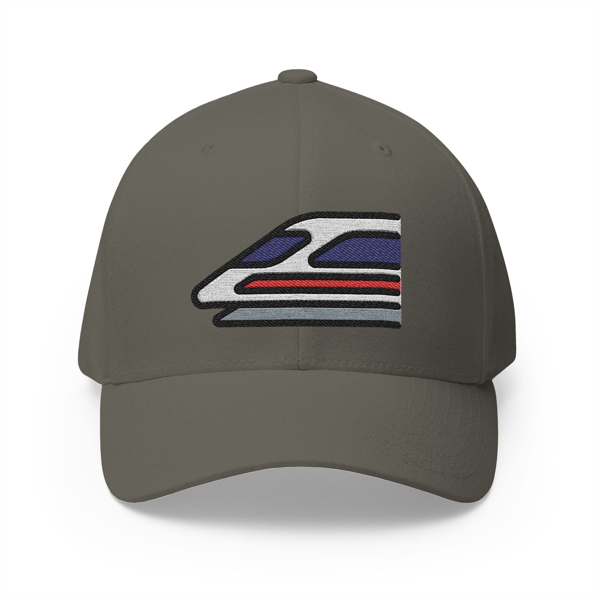 High-Speed Train Emoji Olive Cap – Premium by Capmoji