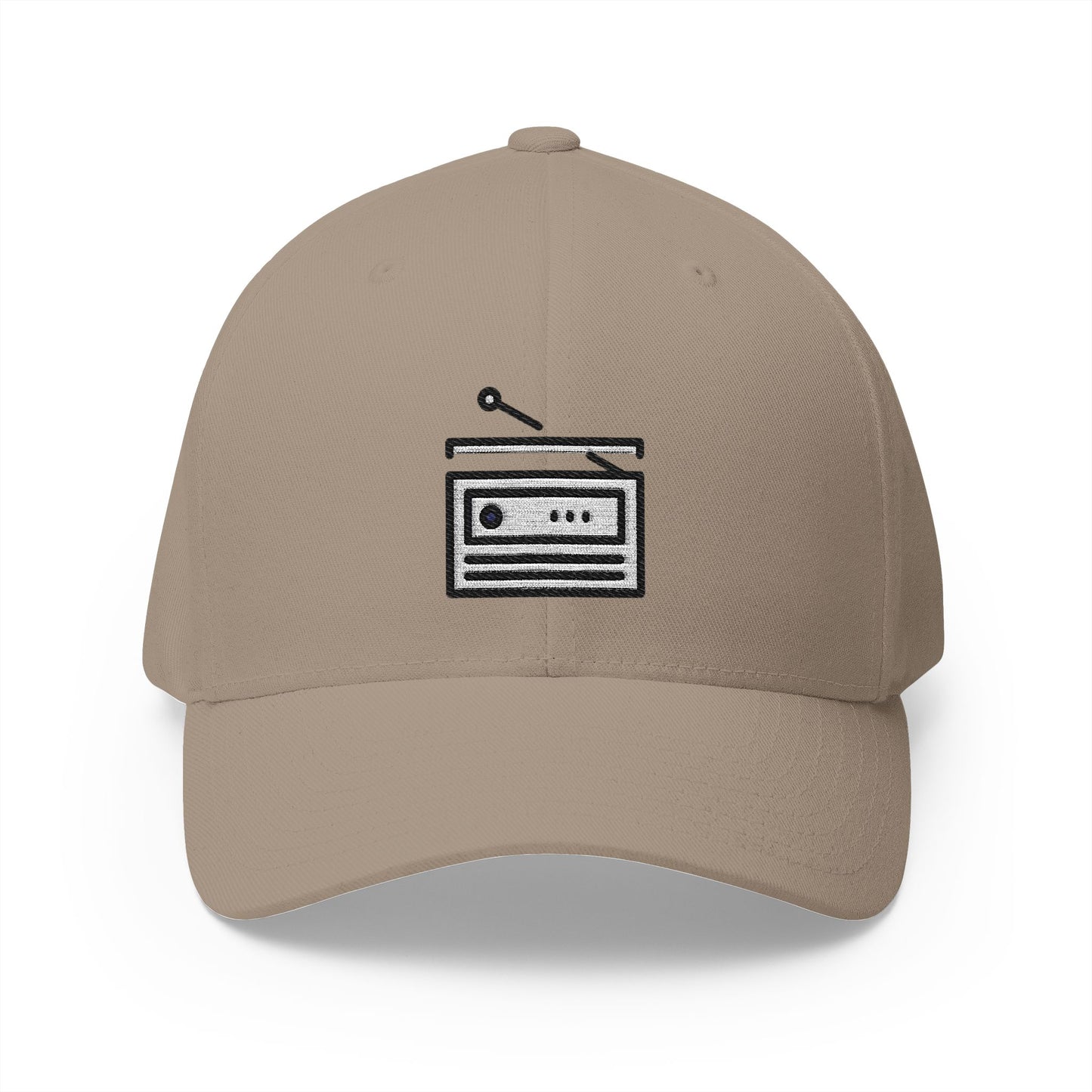 Radio Emoji Khaki Cap – Premium by Capmoji