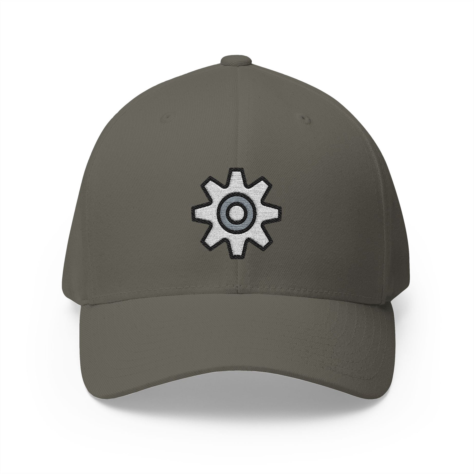 Gear Emoji Olive Cap – Premium by Capmoji