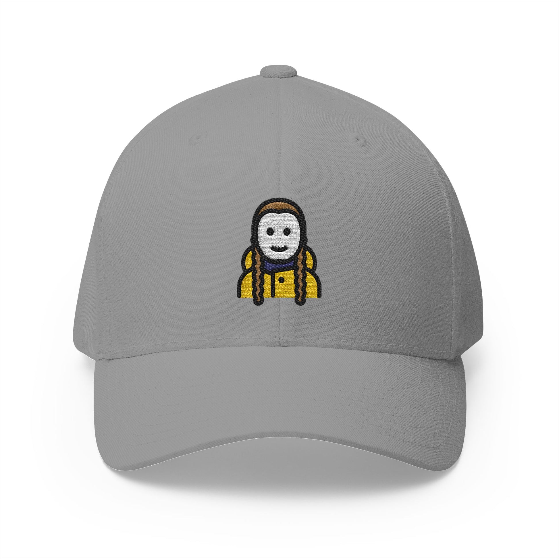 Greta Thunberg Emoji Grey Cap – Premium by Capmoji