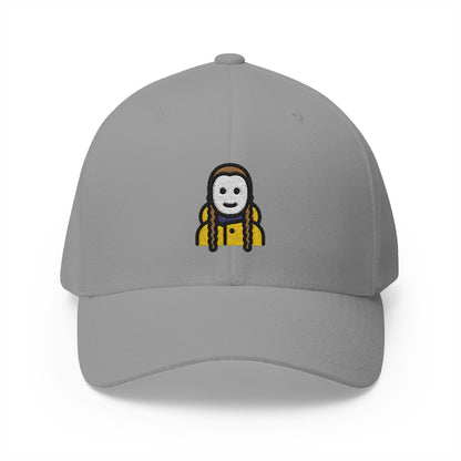 Greta Thunberg Emoji Grey Cap – Premium by Capmoji