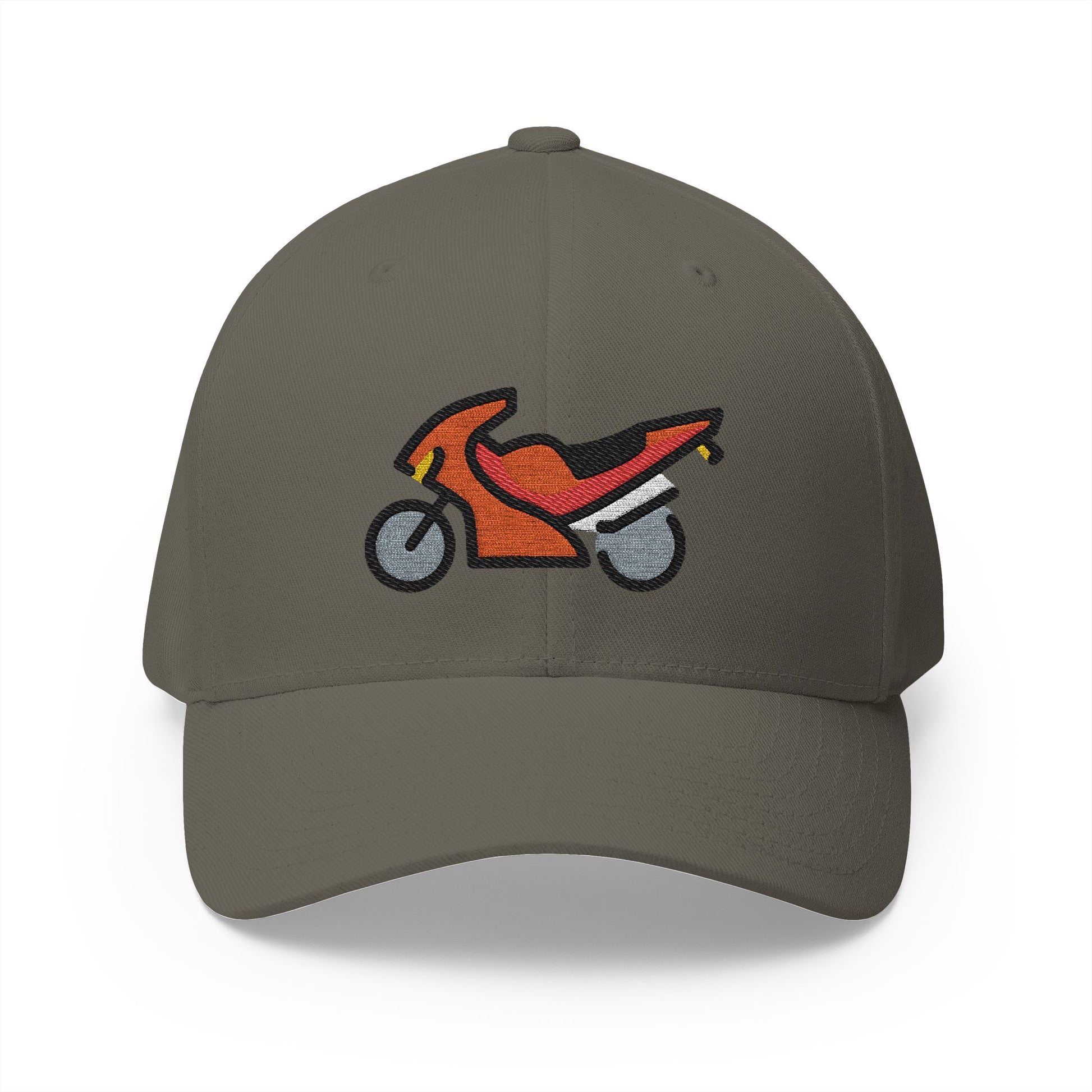 Motorcycle Emoji Olive Cap – Premium by Capmoji