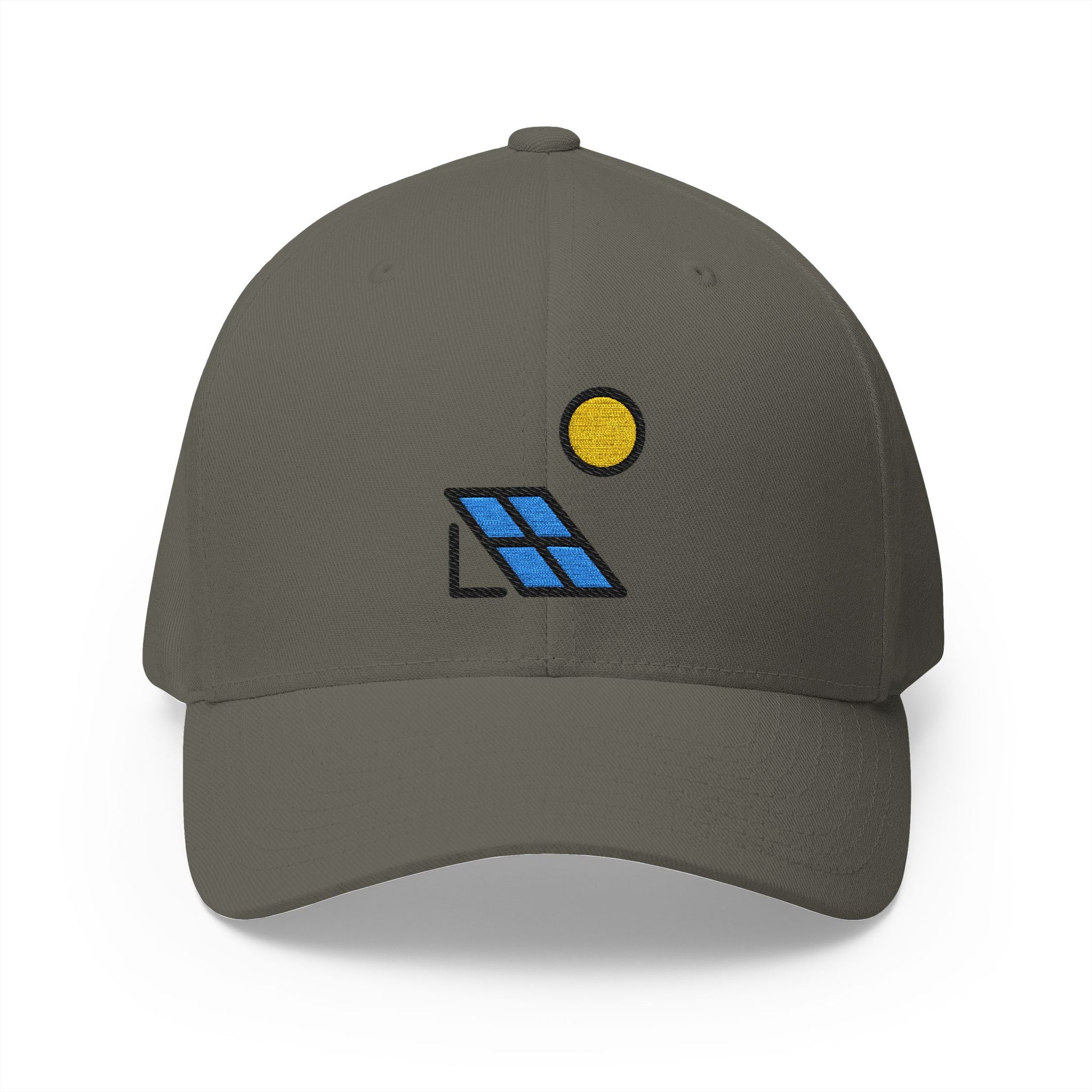 Solar Energy Emoji Olive Cap – Premium by Capmoji