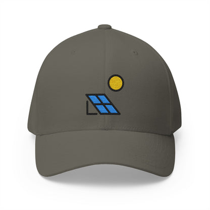 Solar Energy Emoji Olive Cap – Premium by Capmoji