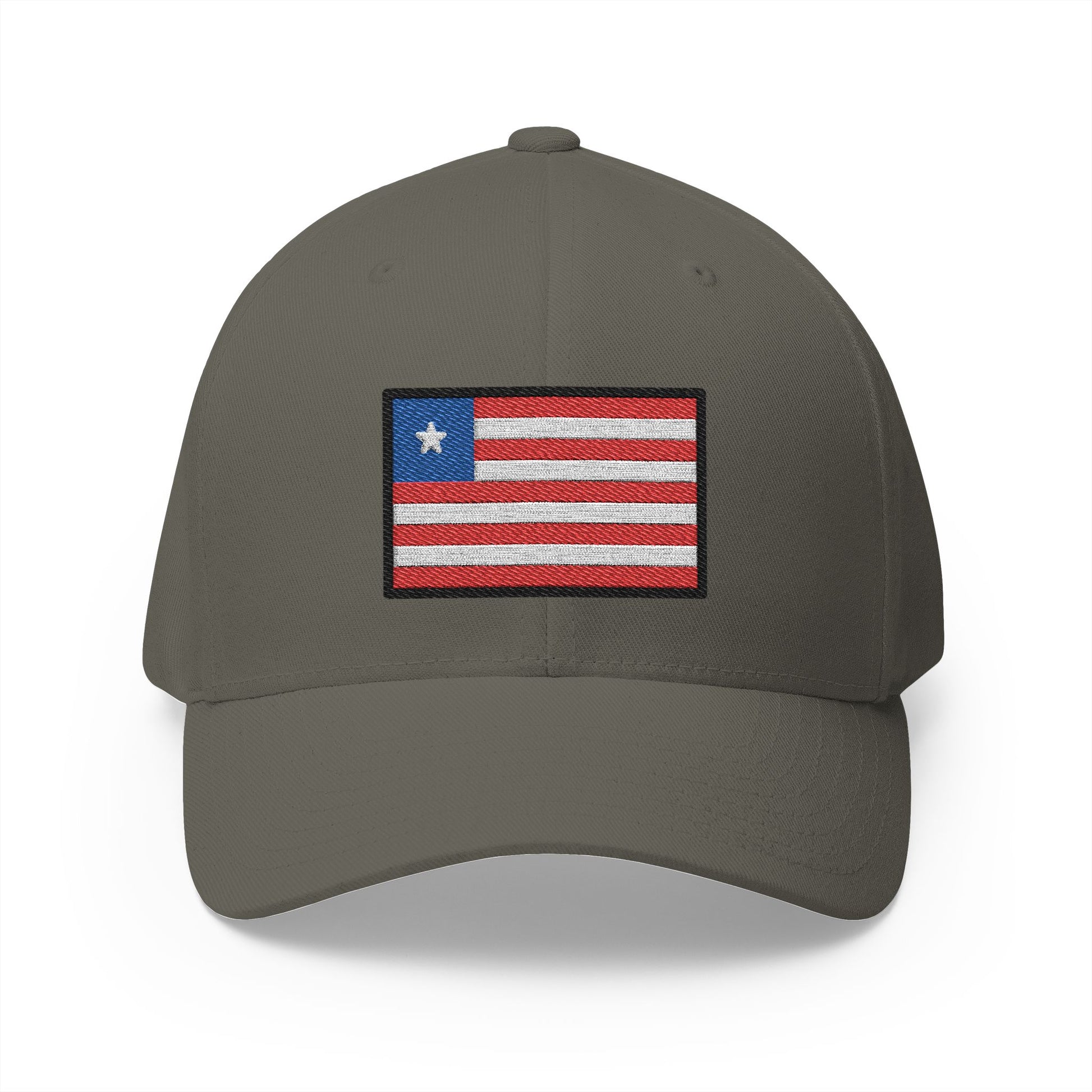Flag: Liberia Emoji Olive Cap – Premium by Capmoji