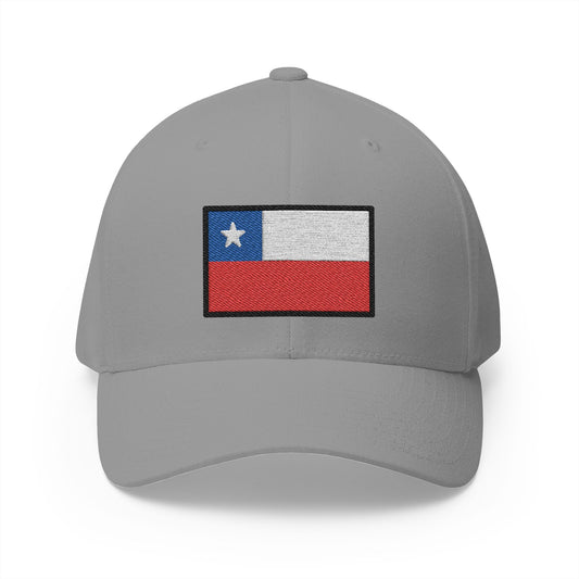 Flag: Chile Emoji Grey Cap – Premium by Capmoji