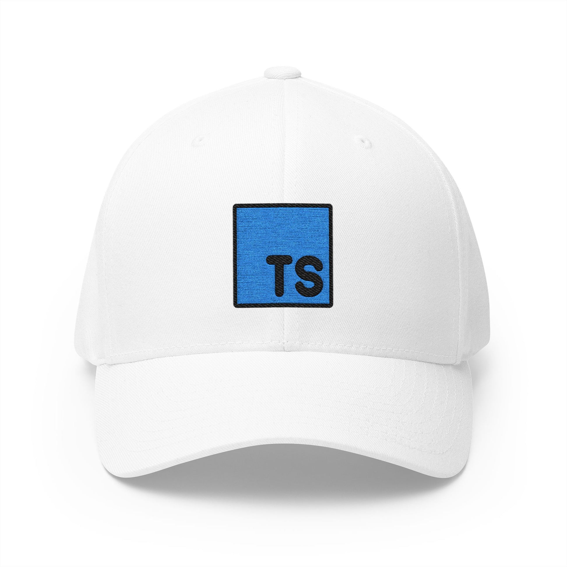Typescript Emoji White Cap – Premium by Capmoji
