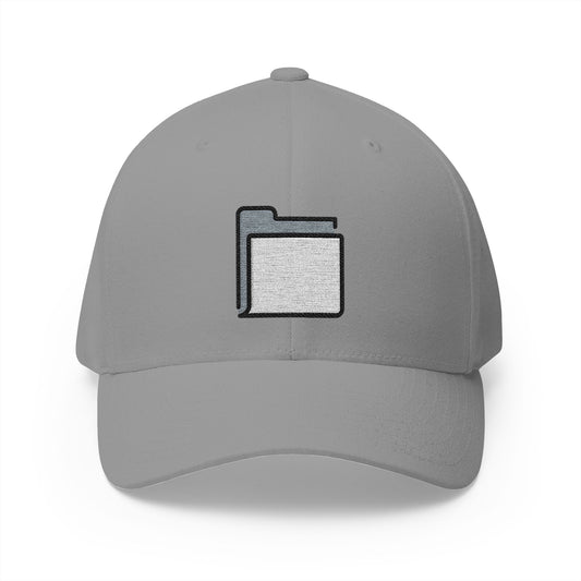File Folder Emoji Grey Cap – Premium by Capmoji