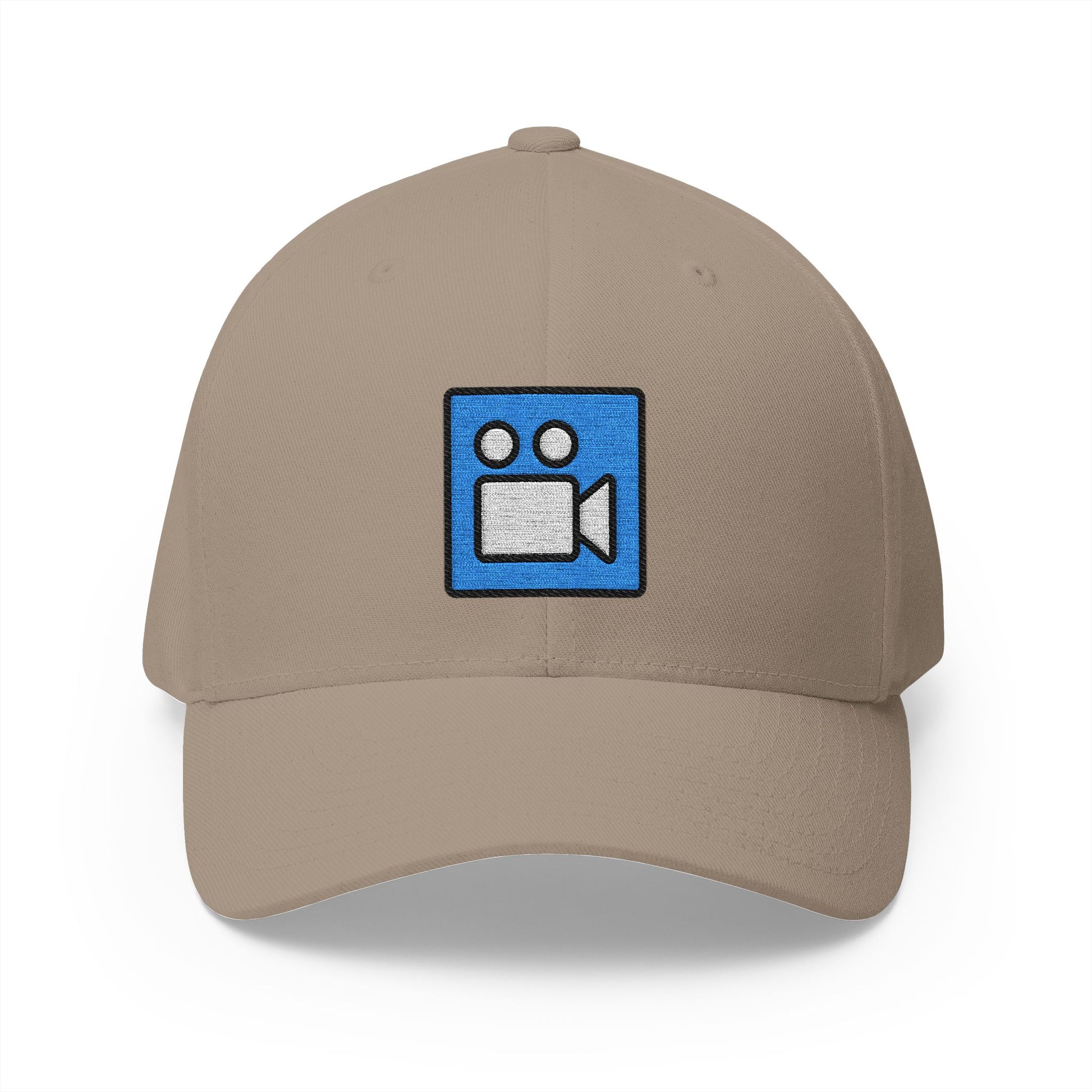 Cinema Emoji Khaki Cap – Premium by Capmoji
