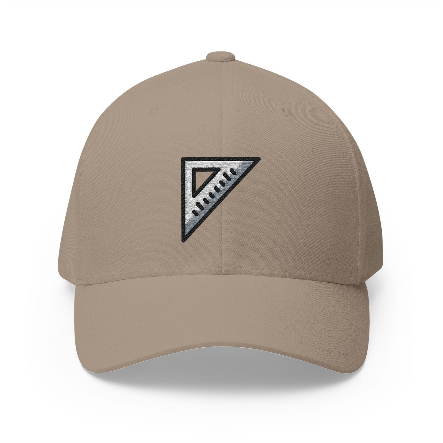 Triangular Ruler Emoji Khaki Cap – Premium by Capmoji