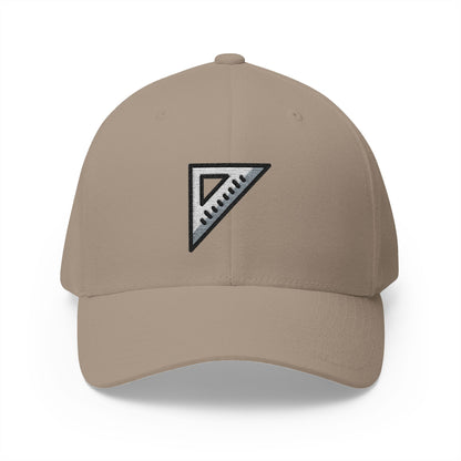 Triangular Ruler Emoji Khaki Cap – Premium by Capmoji