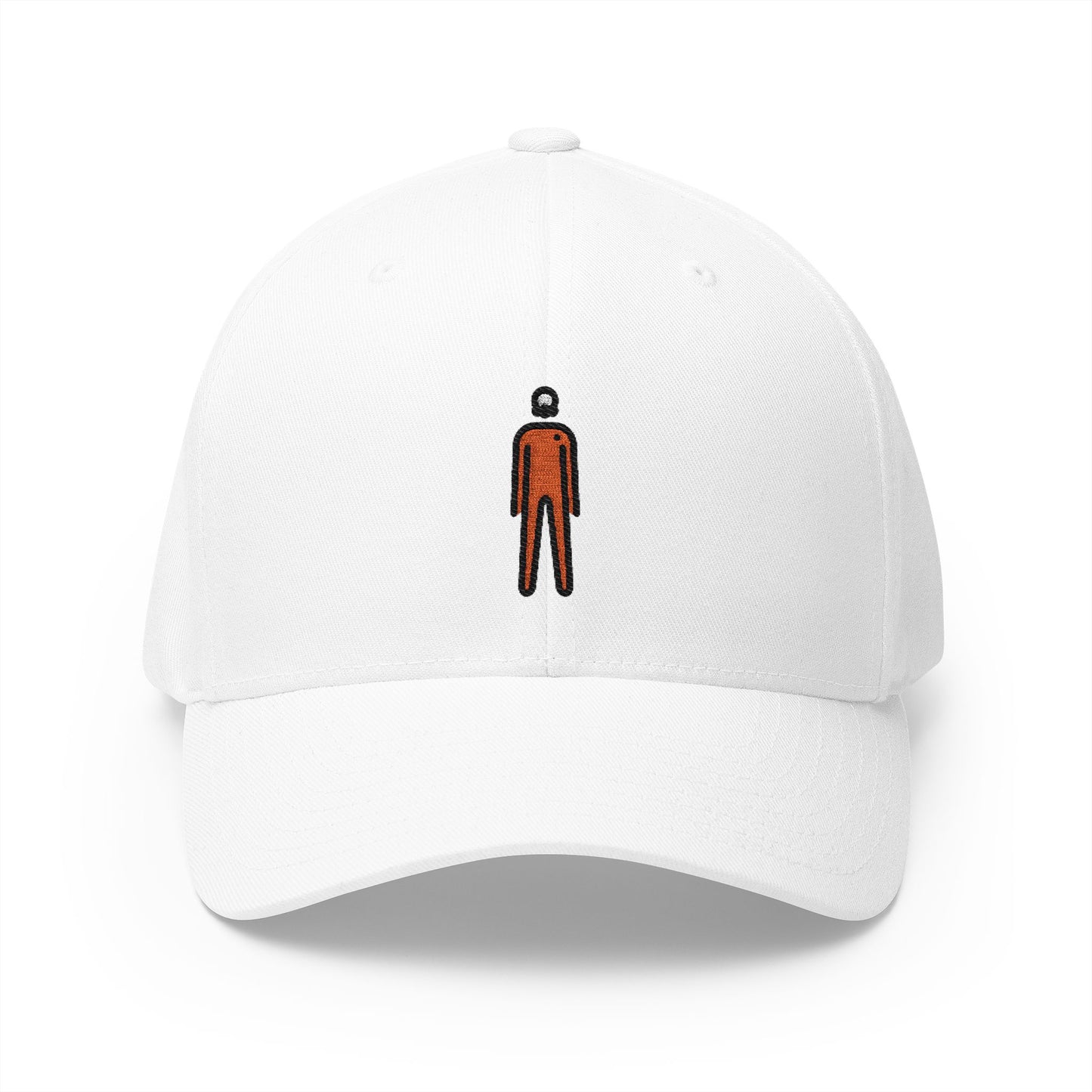 Nuclear Worker Man Emoji White Cap – Premium by Capmoji