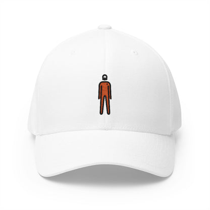 Nuclear Worker Man Emoji White Cap – Premium by Capmoji
