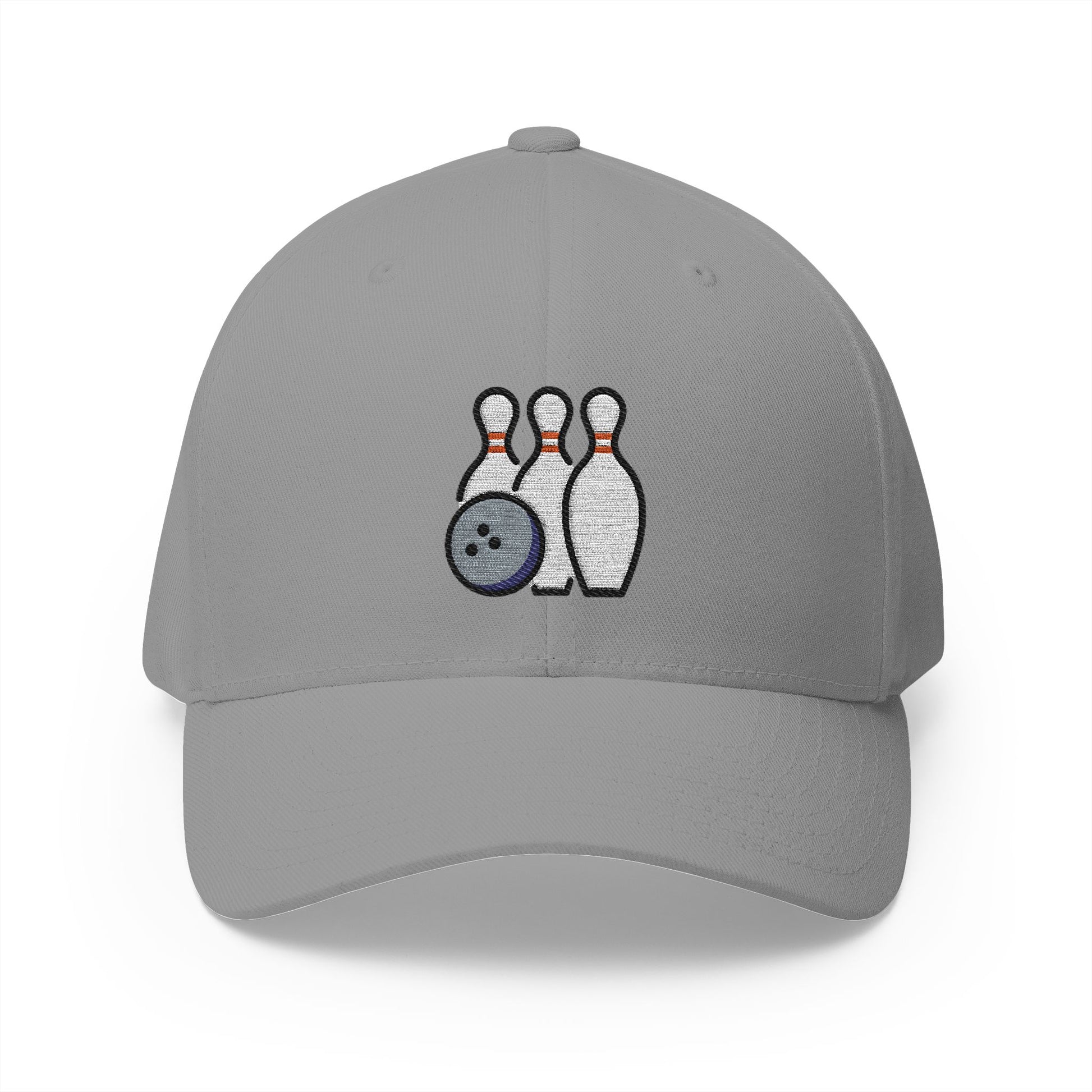 Bowling Emoji Grey Cap – Premium by Capmoji