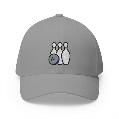 Bowling Emoji Grey Cap – Premium by Capmoji