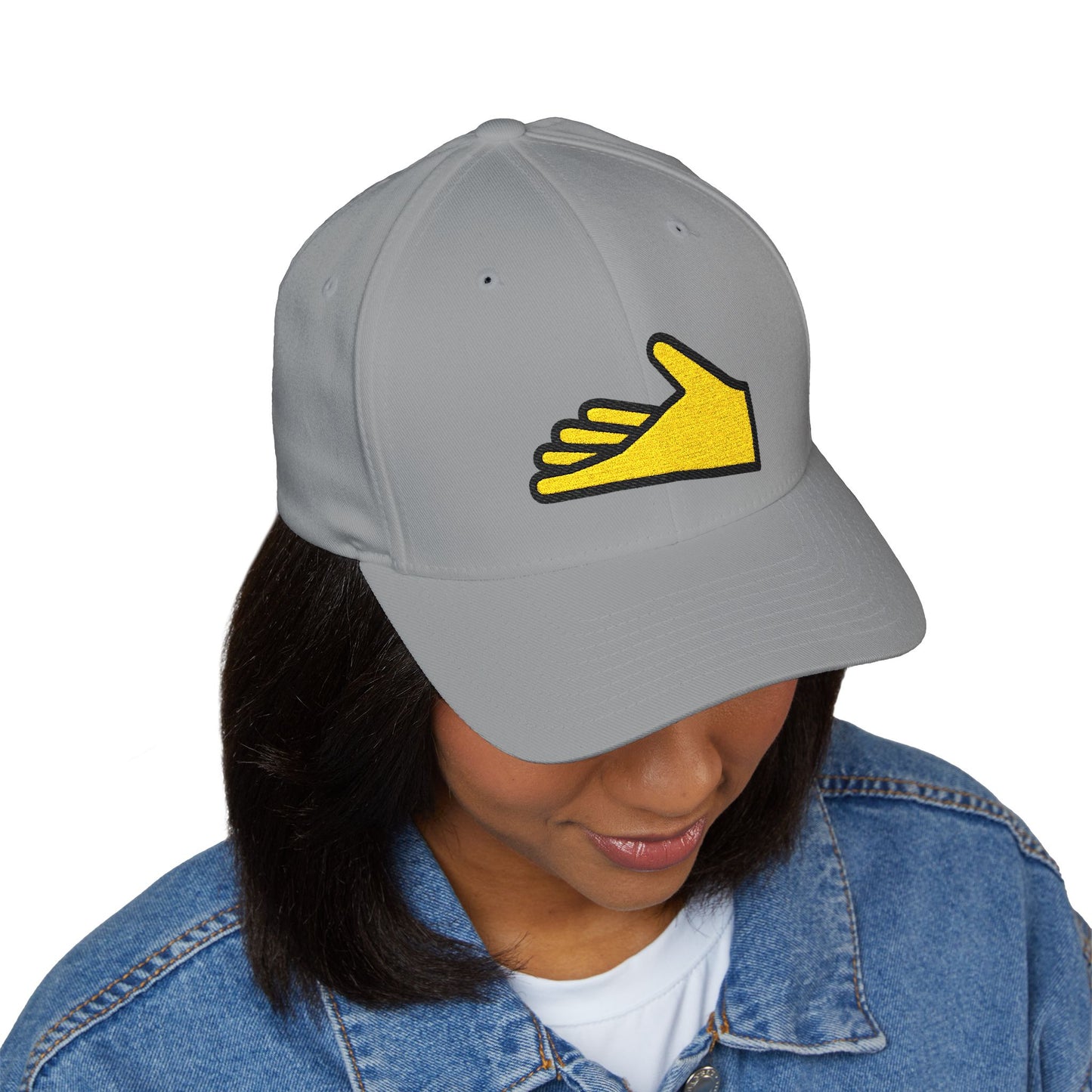Palm Up Hand Emoji Cap – Premium by Capmoji