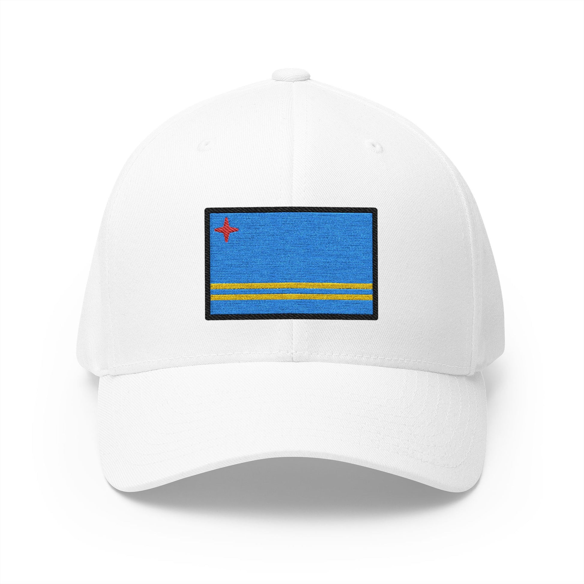 Flag: Aruba Emoji White Cap – Premium by Capmoji