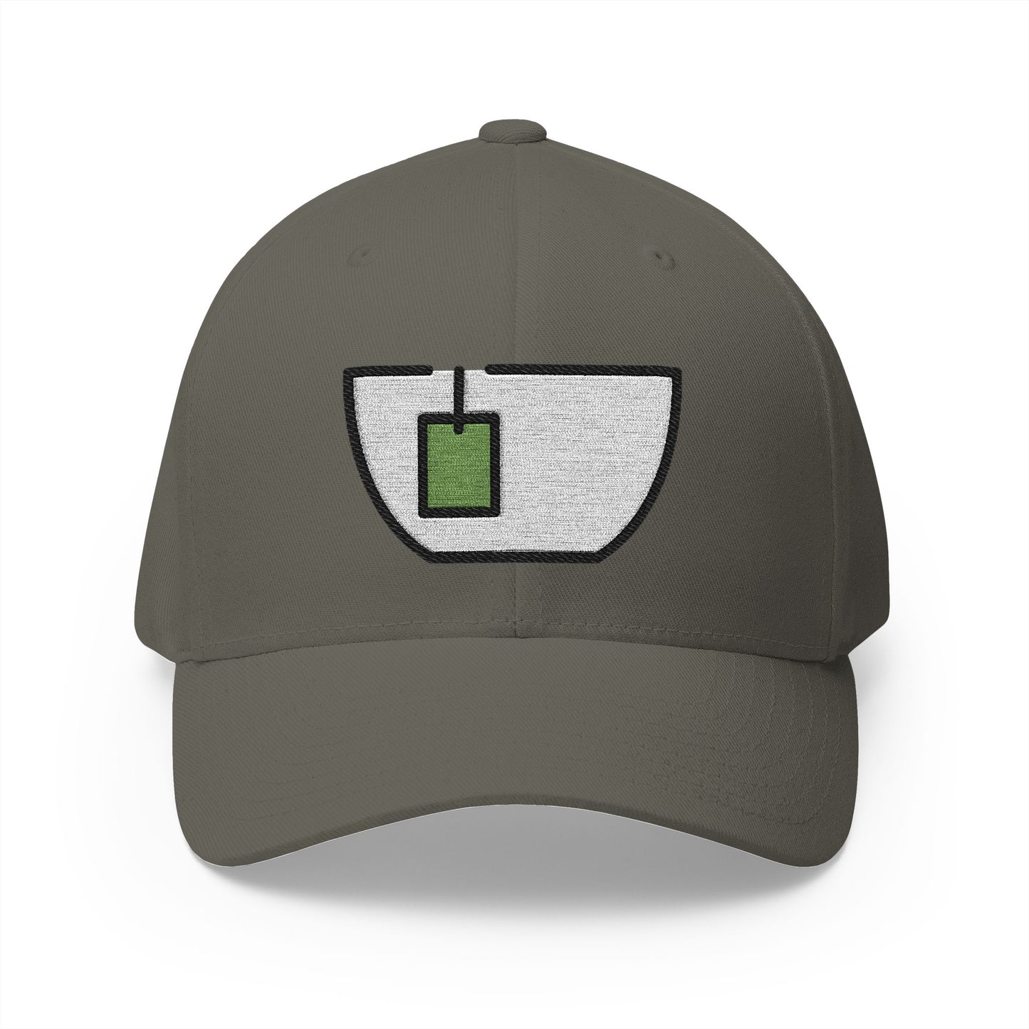 Teacup Without Handle Emoji Olive Cap – Premium by Capmoji