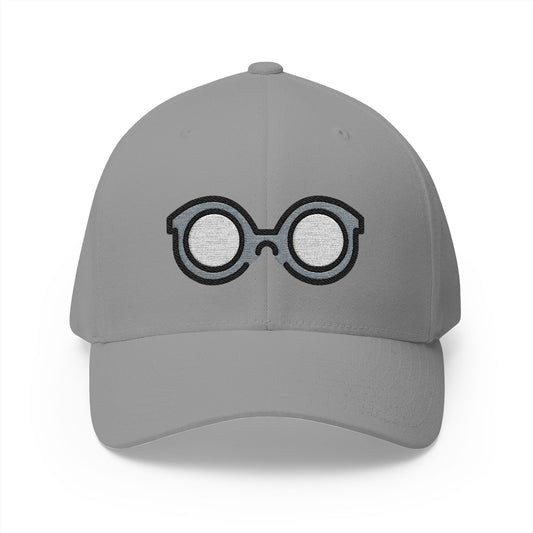 Glasses Emoji Grey Cap – Premium by Capmoji