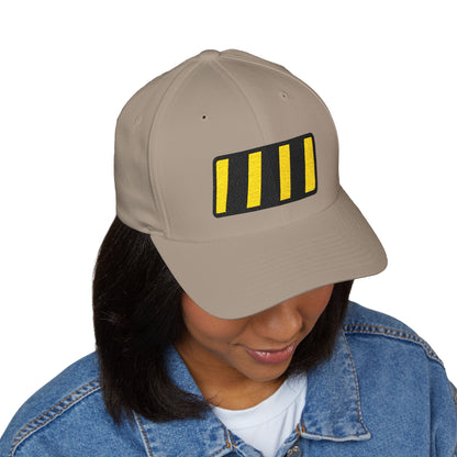 Warning Strip Emoji Cap – Premium by Capmoji