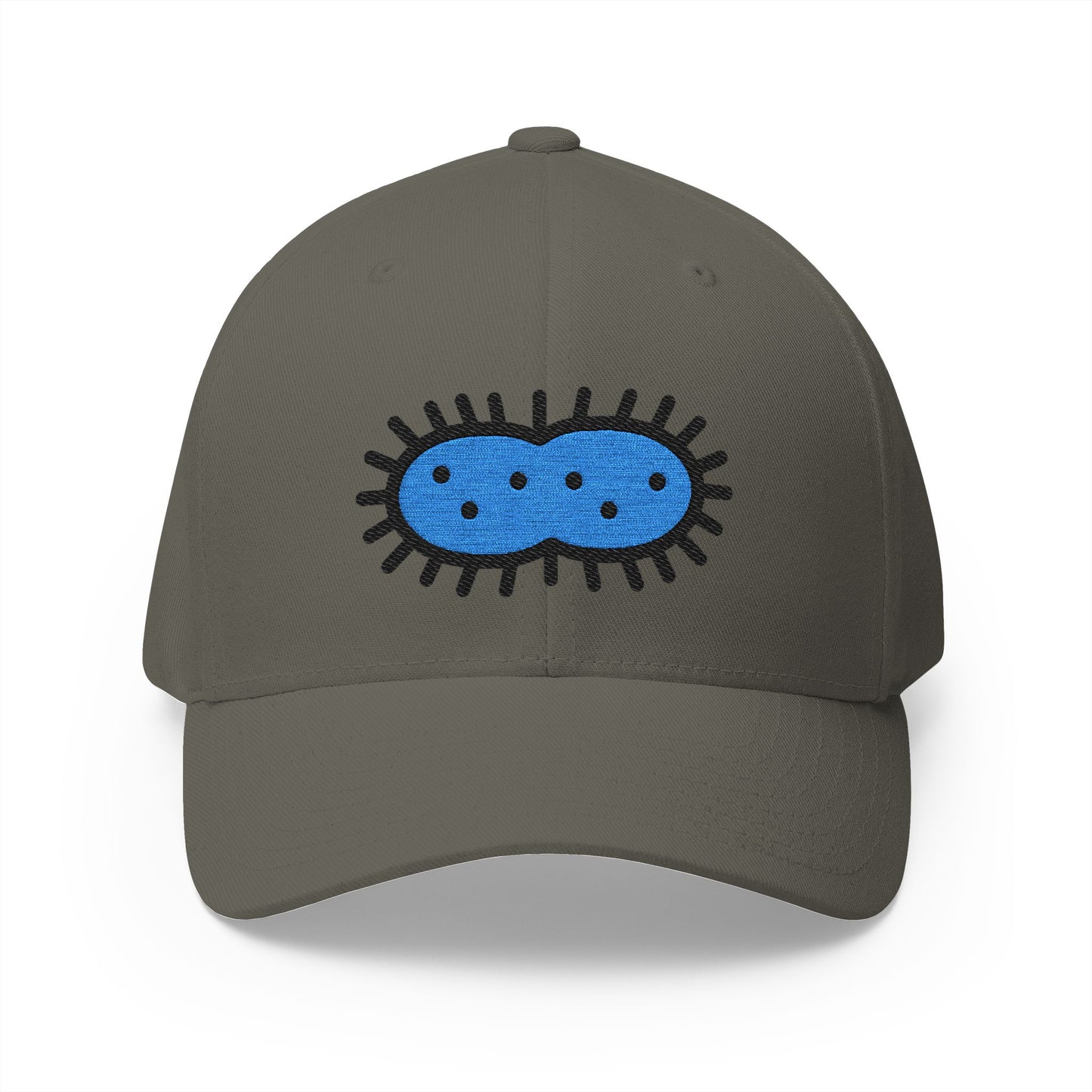Microbe Emoji Olive Cap – Premium by Capmoji