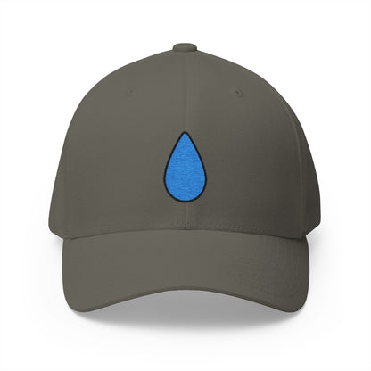 Droplet Emoji Olive Cap – Premium by Capmoji