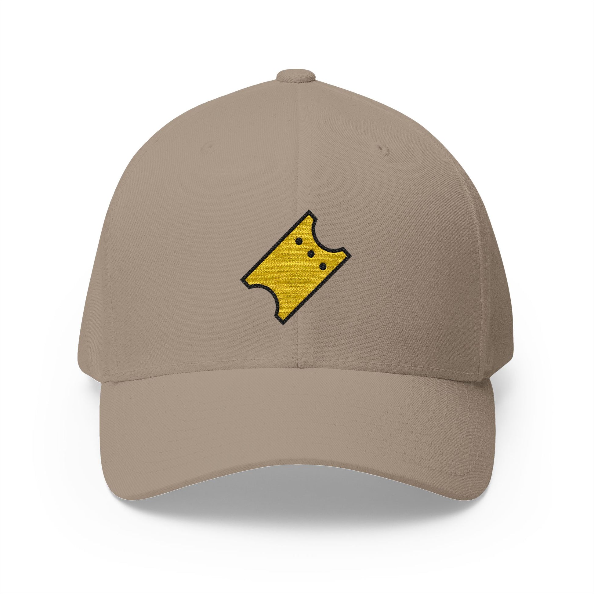 Ticket Emoji Khaki Cap – Premium by Capmoji