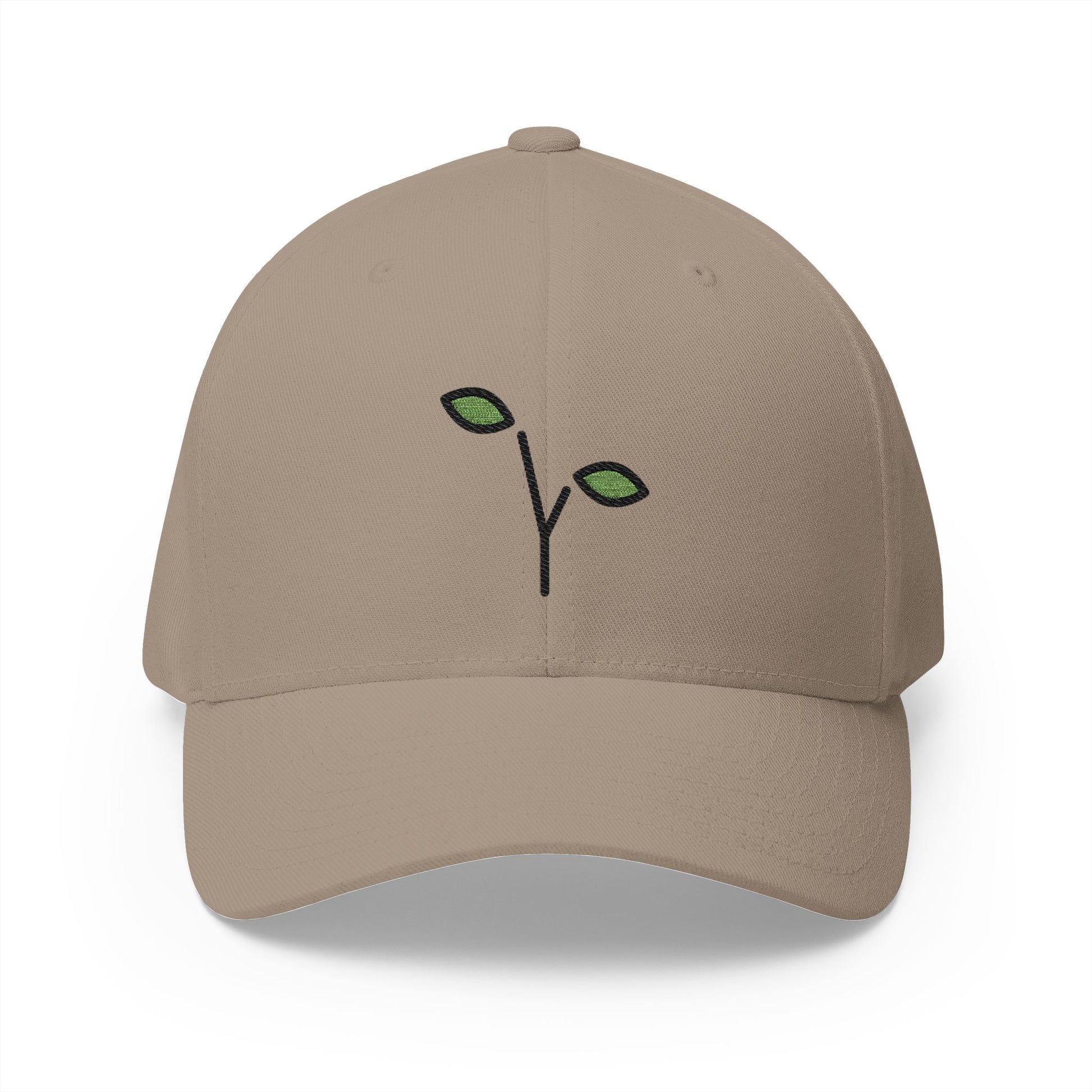 Seedling Emoji Khaki Cap – Premium by Capmoji