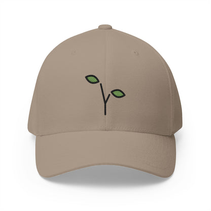 Seedling Emoji Khaki Cap – Premium by Capmoji