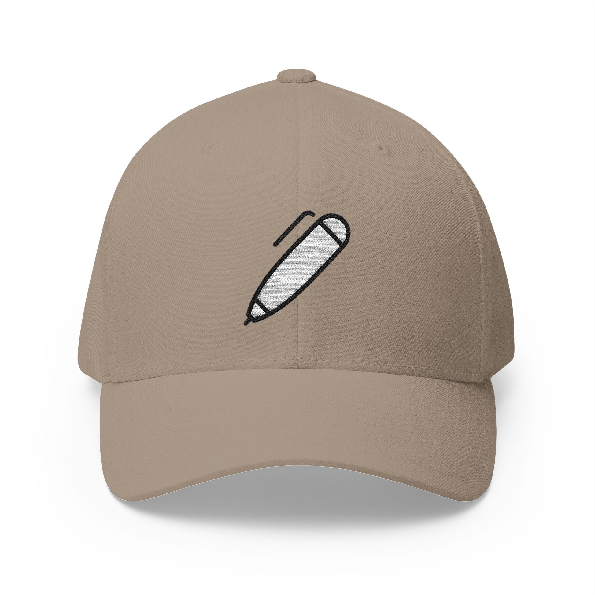 Pen Emoji Khaki Cap – Premium by Capmoji