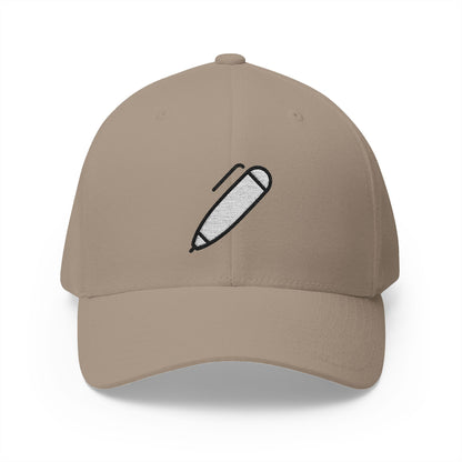Pen Emoji Khaki Cap – Premium by Capmoji