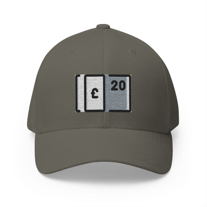 Pound Banknote Emoji Olive Cap – Premium by Capmoji