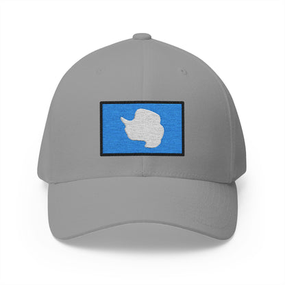 Flag: Antarctica Emoji Grey Cap – Premium by Capmoji