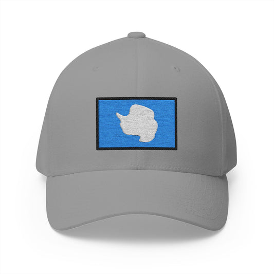 Flag: Antarctica Emoji Grey Cap – Premium by Capmoji