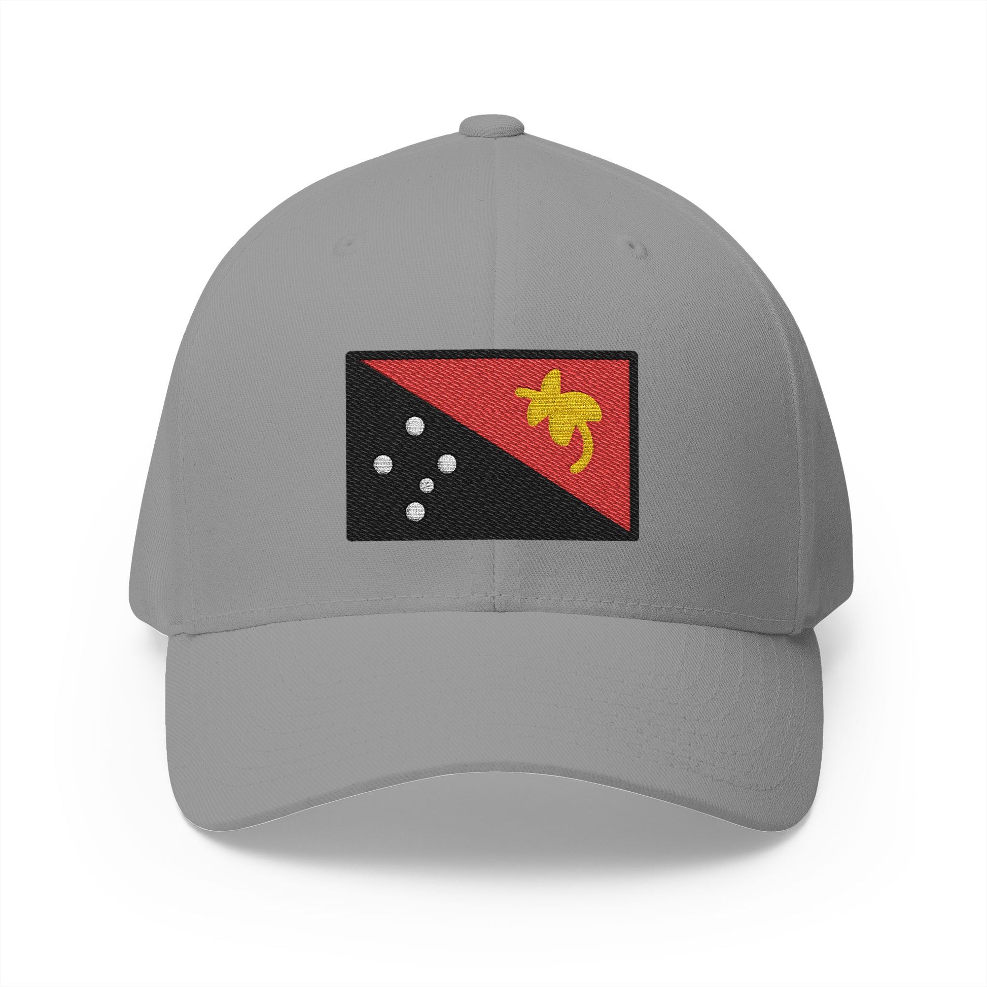 Flag: Papua New Guinea Emoji Grey Cap – Premium by Capmoji