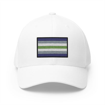 Agender Emoji White Cap – Premium by Capmoji