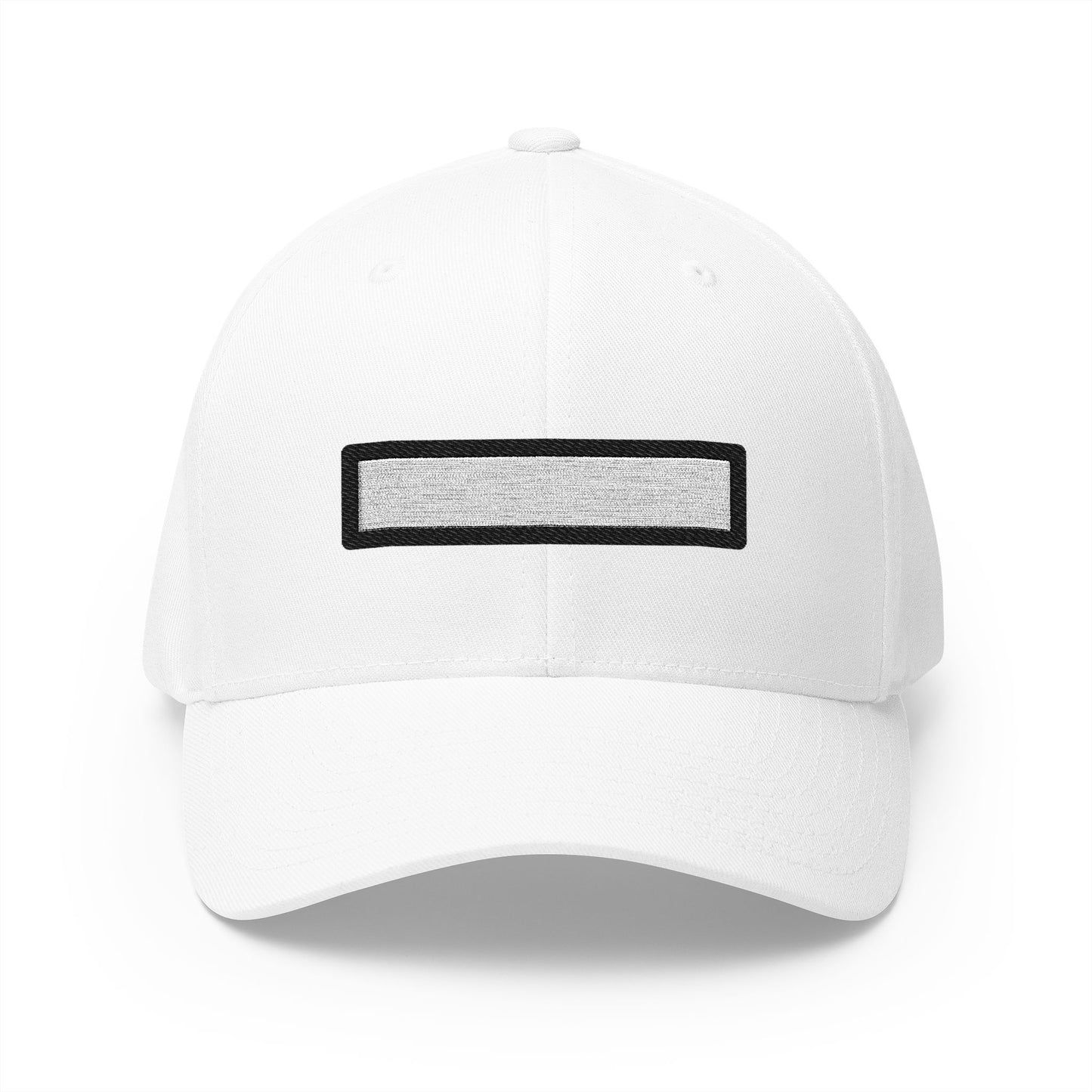 Minus Emoji White Cap – Premium by Capmoji