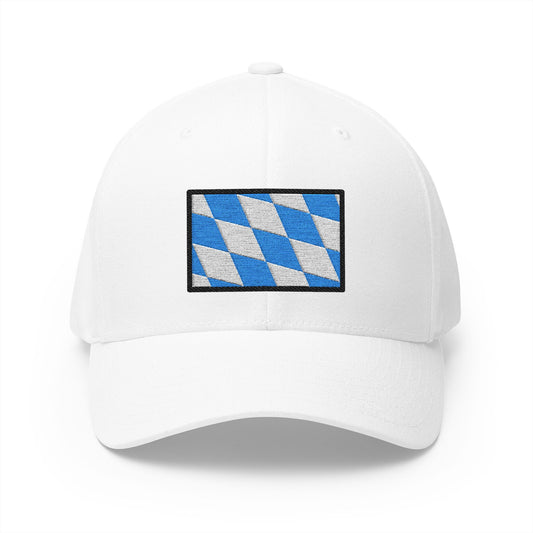 Bavaria Flag Emoji White Cap – Premium by Capmoji