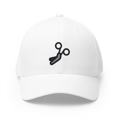 Bandage Scissors Emoji White Cap – Premium by Capmoji