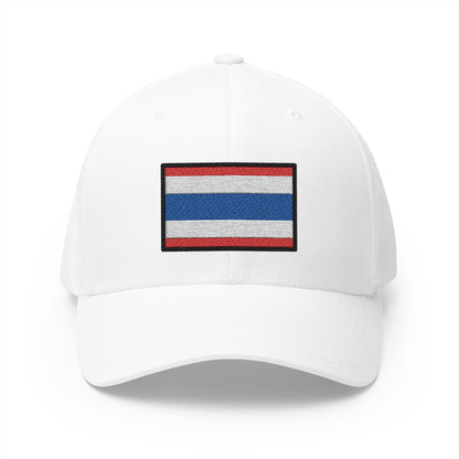 Flag: Thailand Emoji White Cap – Premium by Capmoji