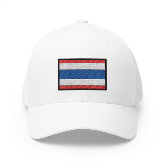Flag: Thailand Emoji White Cap – Premium by Capmoji