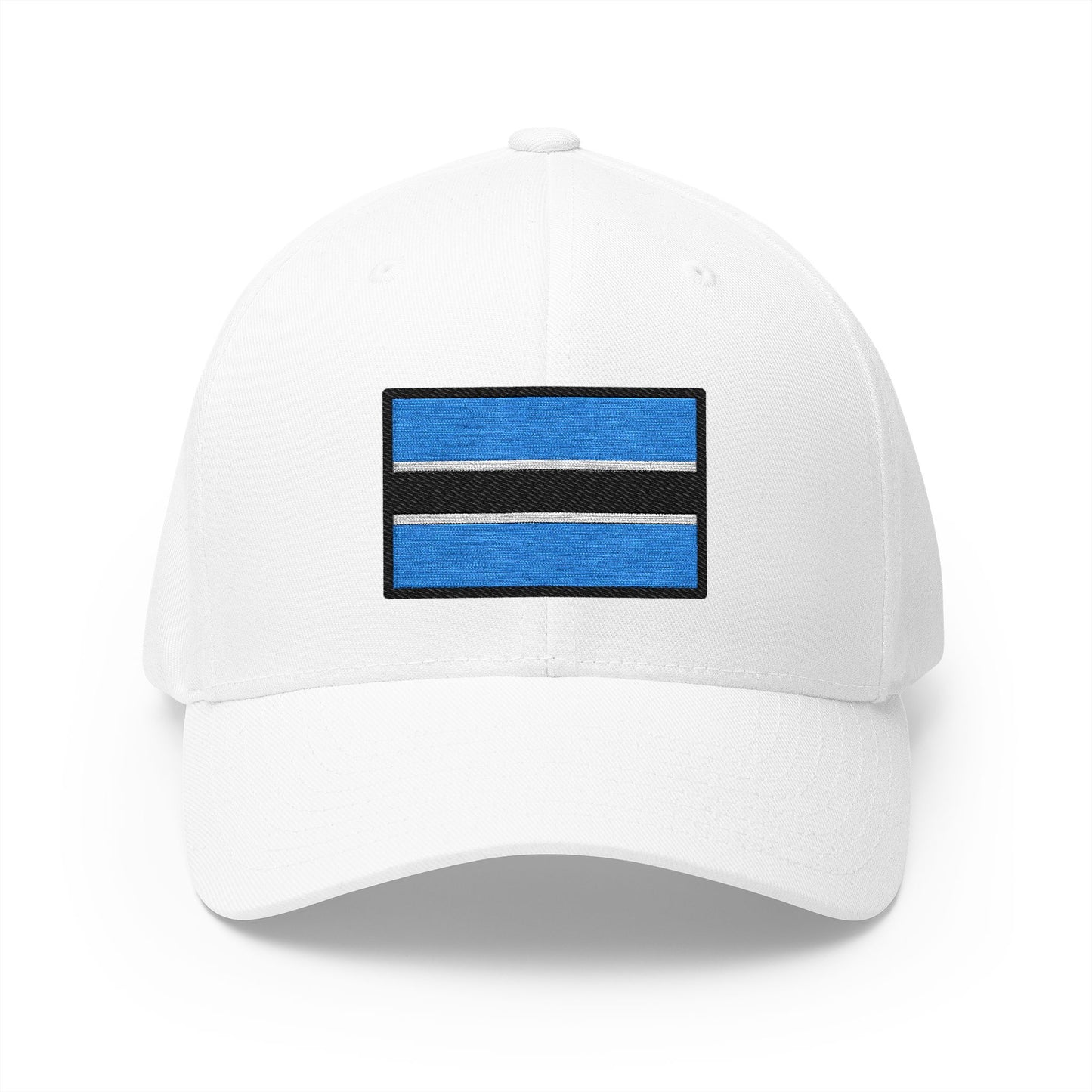 Flag: Botswana Emoji White Cap – Premium by Capmoji