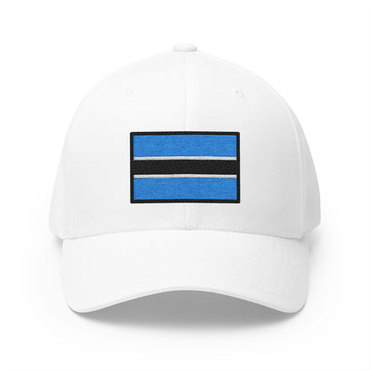 Flag: Botswana Emoji White Cap – Premium by Capmoji