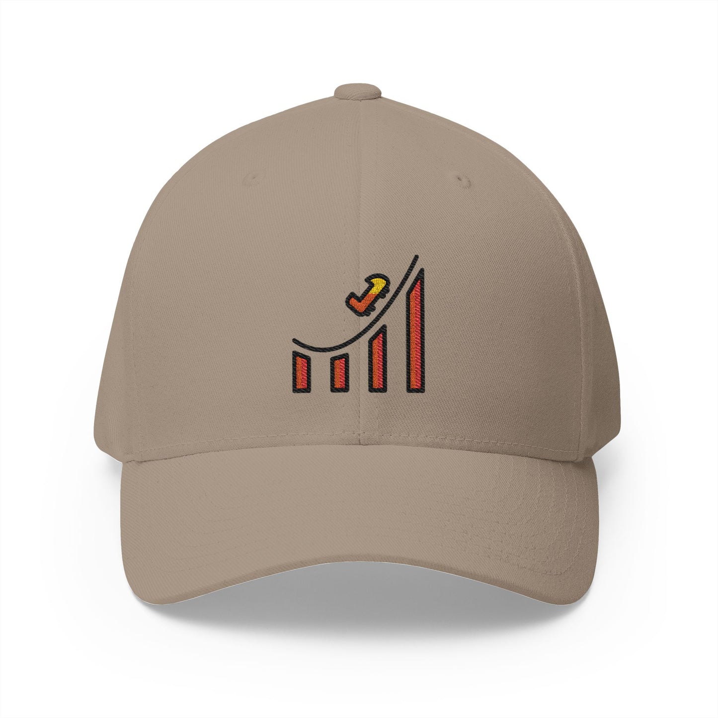 Roller Coaster Emoji Khaki Cap – Premium by Capmoji
