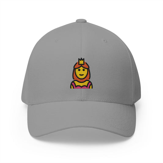 Princess Emoji Grey Cap – Premium by Capmoji