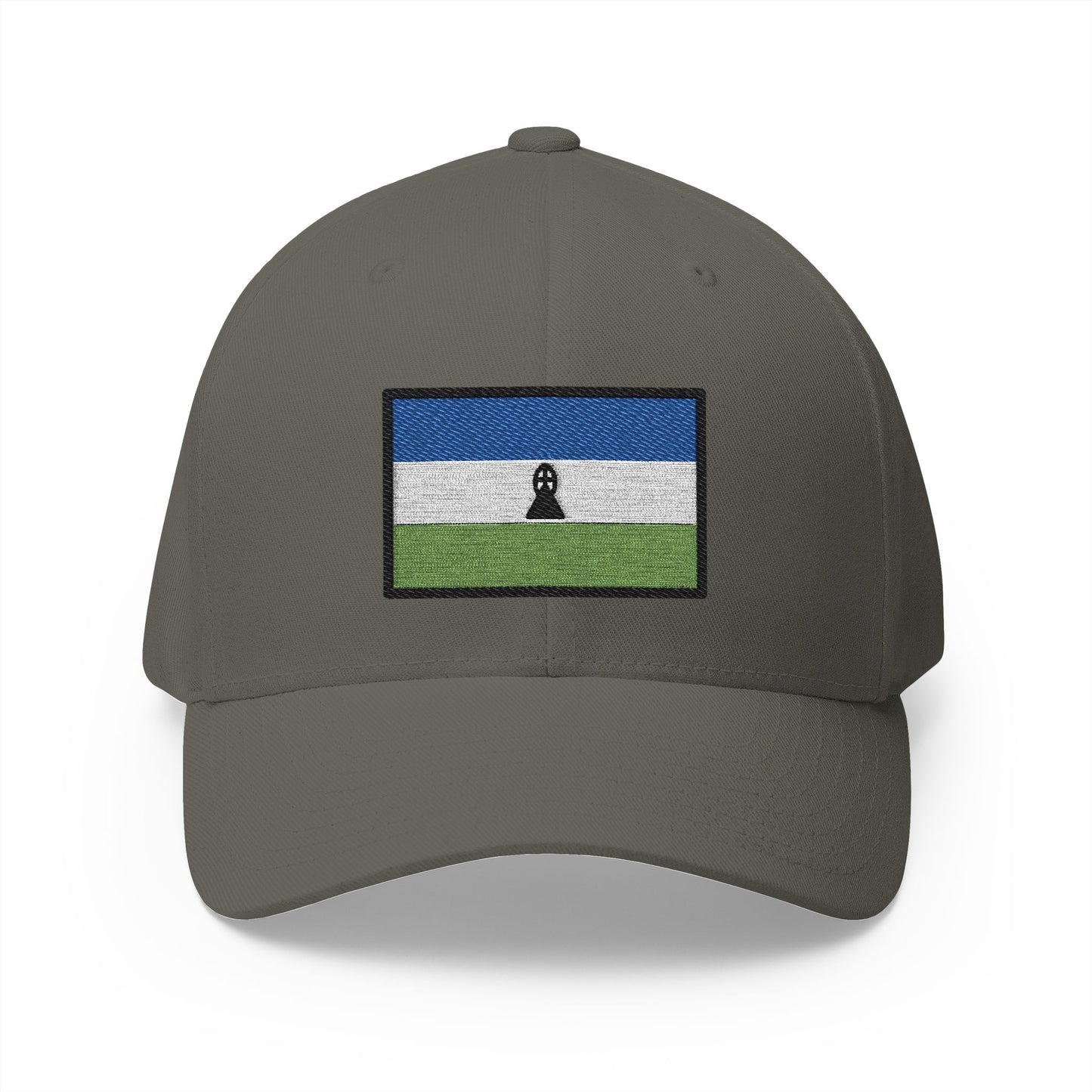 Flag: Lesotho Emoji Olive Cap – Premium by Capmoji