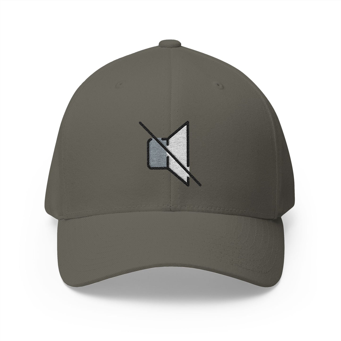 Muted Speaker Emoji Olive Cap – Premium by Capmoji