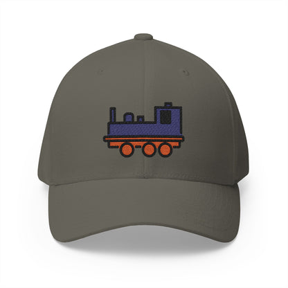 Locomotive Emoji Olive Cap – Premium by Capmoji