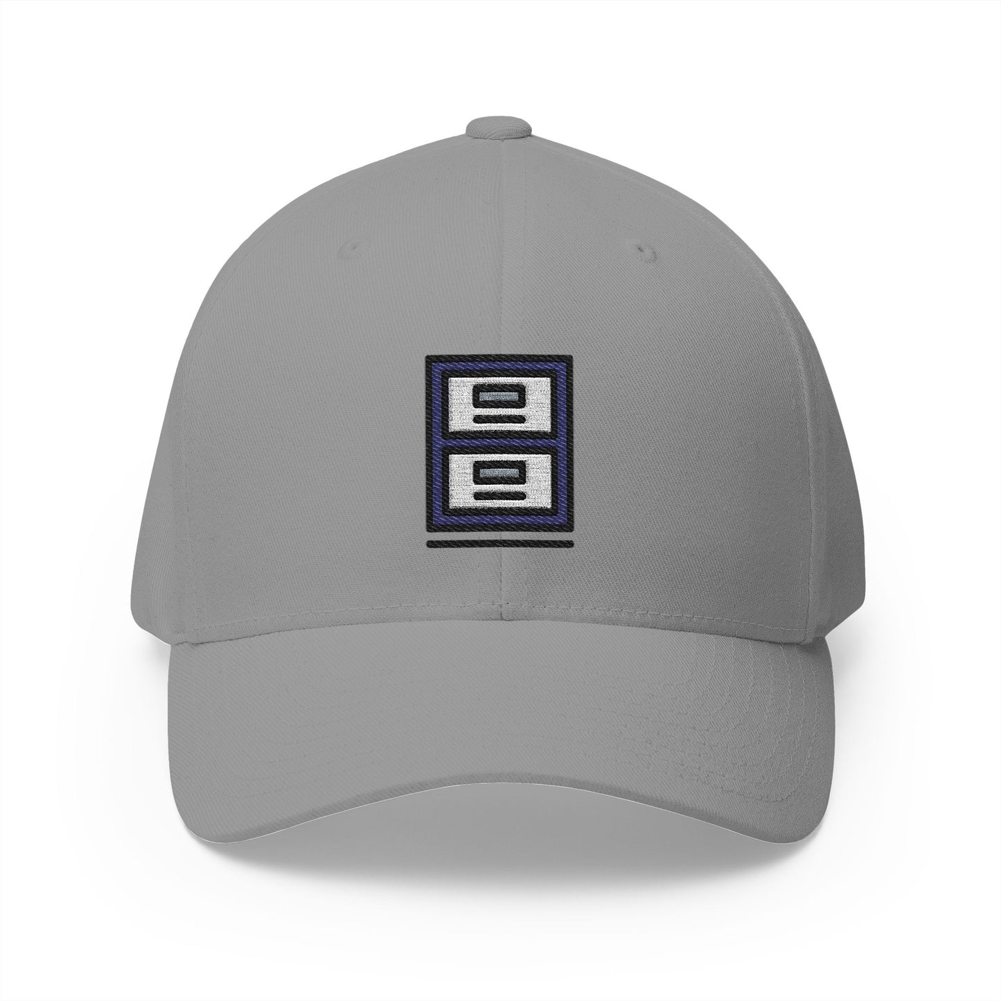 File Cabinet Emoji Grey Cap – Premium by Capmoji