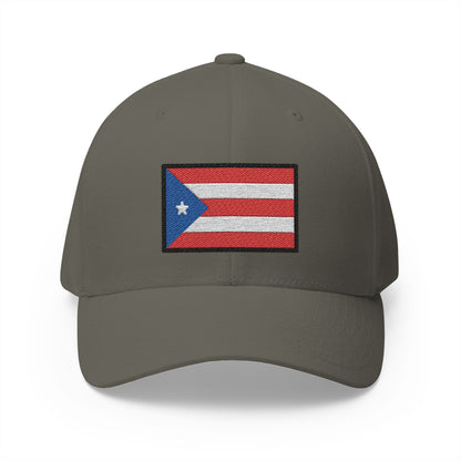 Flag: Puerto Rico Emoji Olive Cap – Premium by Capmoji